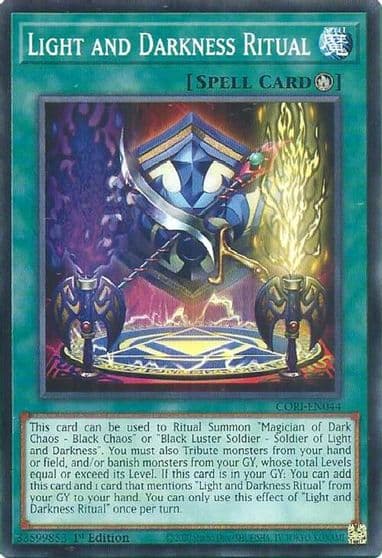 Light and Darkness Ritual Chaos Origins Yu-Gi-Oh! card