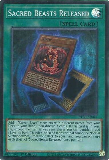 Sacred Beasts Released Chaos Origins Yu-Gi-Oh! card