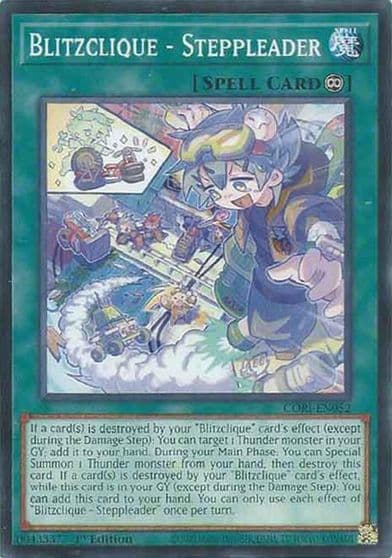 Blitzclique Steppleader Chaos Origins Yu-Gi-Oh! card