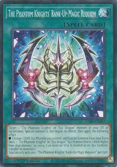 The Phantom Knights Rank Up Magic Requiem Chaos Origins Yu-Gi-Oh! card
