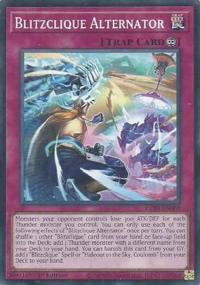 Blitzclique Alternator Chaos Origins Yu-Gi-Oh! card