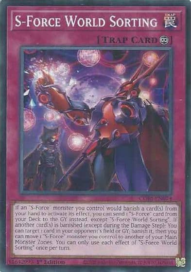 S Force World Sorting Chaos Origins Yu-Gi-Oh! card