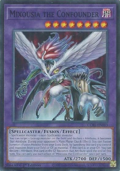 Mixousia the Confounder Chaos Origins Yu-Gi-Oh! card