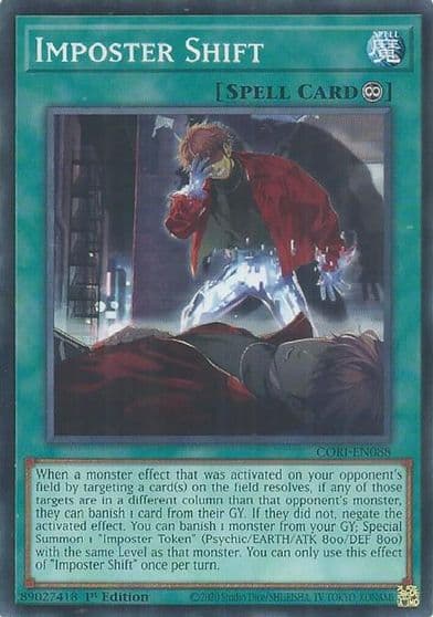 Imposter Shift Chaos Origins Yu-Gi-Oh! card