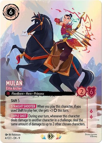 Mulan Elite Archer Disney Lorcana Promo Cards Lorcana card