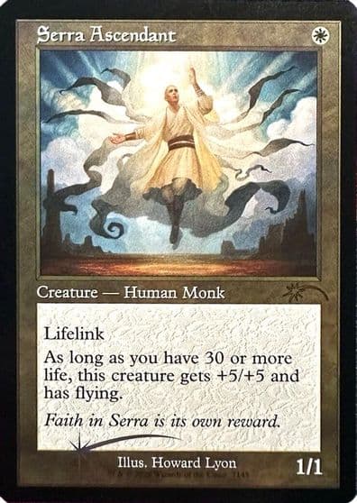 Serra Ascendant Retro Frame Secret Lair Drop Series Magic card