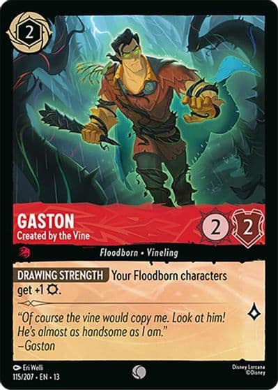Gaston Created by the Vine Attack of the Vine! Lorcana card