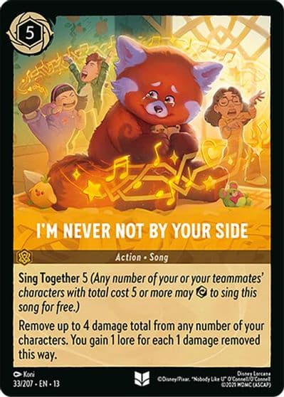 Im Never Not by Your Side Attack of the Vine! Lorcana card