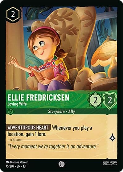 Ellie Fredricksen Loving Wife Attack of the Vine! Lorcana card