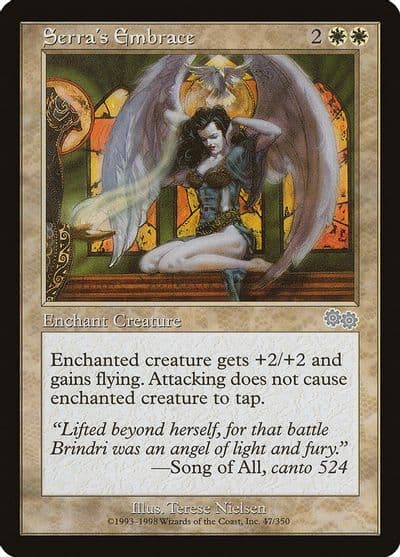 Serras Embrace Urza's Saga Magic card