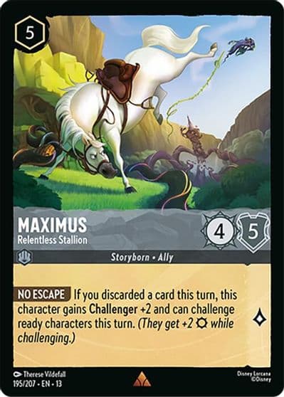 Maximus Relentless Stallion Attack of the Vine! Lorcana card