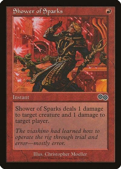 Shower of Sparks Urza's Saga Magic card