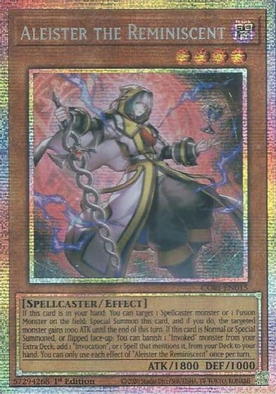 Aleister the Reminiscent Starlight Rare Chaos Origins Yu-Gi-Oh! card