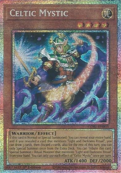 Celtic Mystic Starlight Rare Chaos Origins Yu-Gi-Oh! card