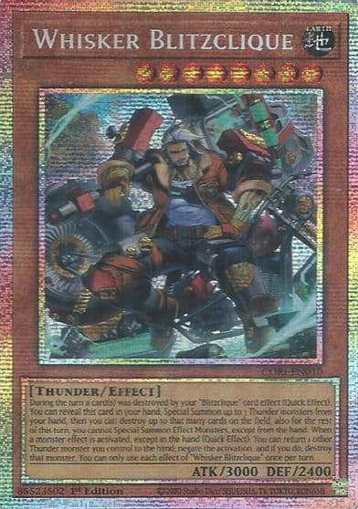 Whisker Blitzclique Starlight Rare Chaos Origins Yu-Gi-Oh! card