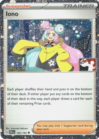 Iono (Cosmos Holo) Prize Pack Series Cards Pokemon card