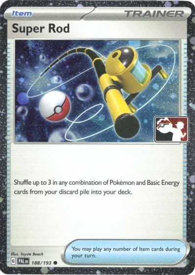 Super Rod (Cosmos Holo) Prize Pack Series Cards Pokemon card