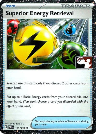 Superior Energy Retrieval (Cosmos Holo) Prize Pack Series Cards Pokemon card