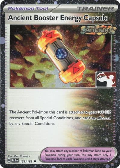 Ancient Booster Energy Capsule (Cosmos Holo) Prize Pack Series Cards Pokemon card