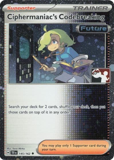 Ciphermaniac's Codebreaking (Cosmos Holo) Prize Pack Series Cards Pokemon card