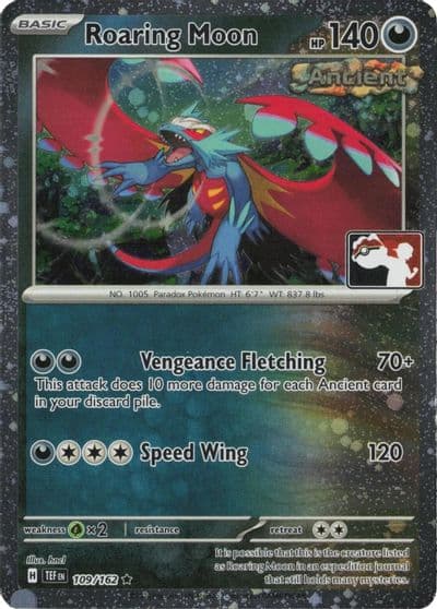 Roaring Moon (Cosmos Holo) Prize Pack Series Cards Pokemon card