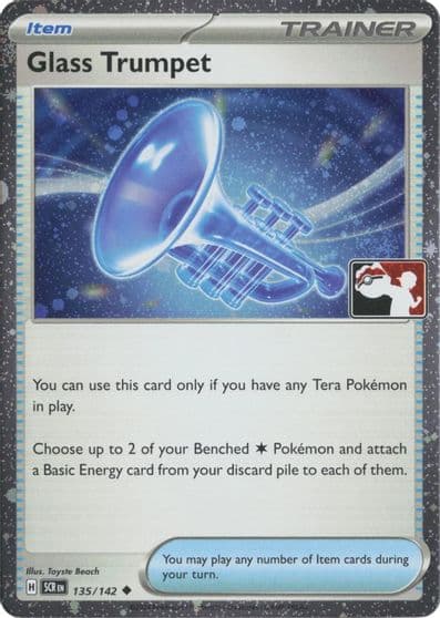 Glass Trumpet (Cosmos Holo) Prize Pack Series Cards Pokemon card