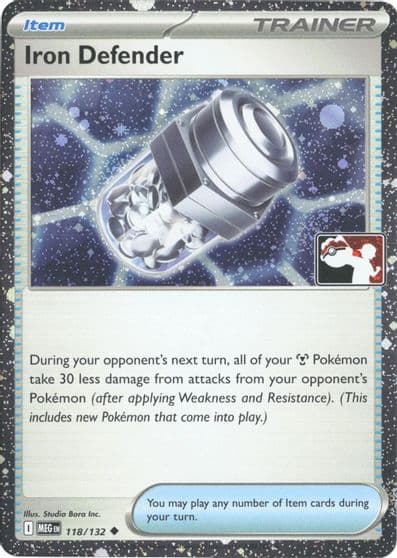 Iron Defender (Cosmos Holo) Prize Pack Series Cards Pokemon card