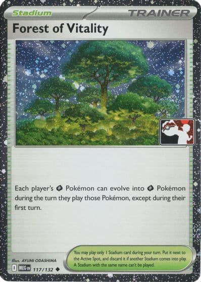 Forest of Vitality (Cosmos Holo) Prize Pack Series Cards Pokemon card