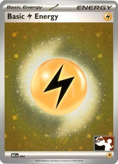 Basic Lightning Energy - MEE 004 (Cosmos Holo) Prize Pack Series Cards Pokemon card