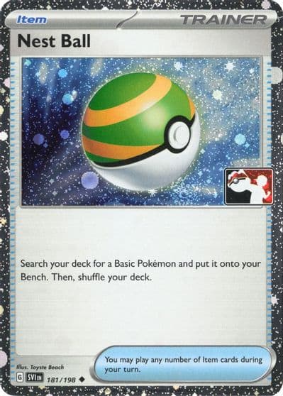 Nest Ball (Cosmos Holo) Prize Pack Series Cards Pokemon card
