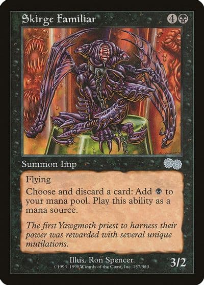 Skirge Familiar Urza's Saga Magic card