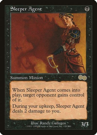 Sleeper Agent Urza's Saga Magic card