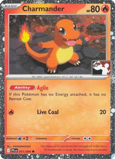 Charmander (Cosmos Holo) Prize Pack Series Cards Pokemon card