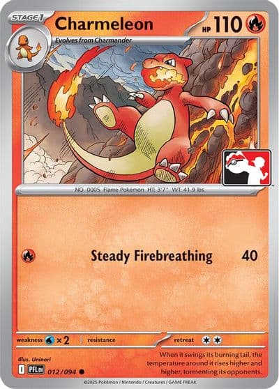 Charmeleon Prize Pack Series Cards Pokemon card