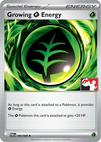 Growing Grass Energy Prize Pack Series Cards Pokemon card