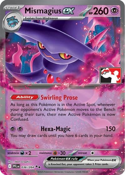 Mismagius ex Prize Pack Series Cards Pokemon card