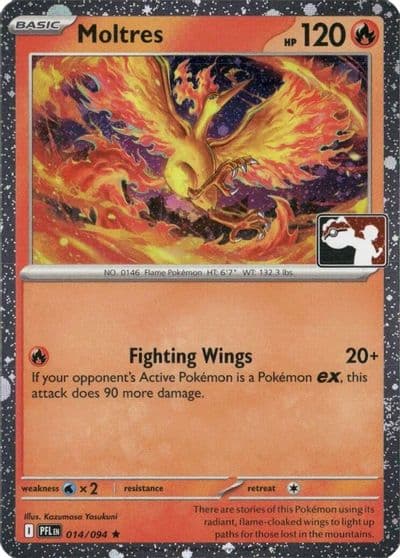 Moltres (Cosmos Holo) Prize Pack Series Cards Pokemon card