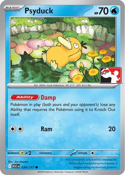 Psyduck Prize Pack Series Cards Pokemon card