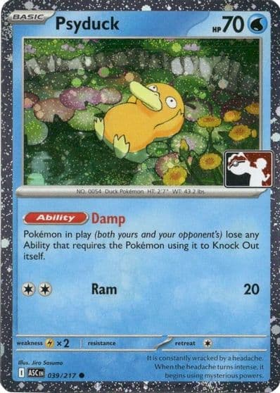 Psyduck (Cosmos Holo) Prize Pack Series Cards Pokemon card