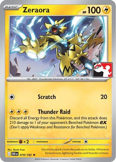 Zeraora Prize Pack Series Cards Pokemon card