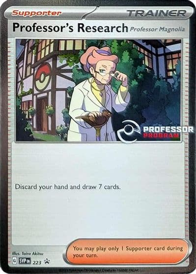 Professors Research Professor Magnolia 223 Professor Program Promos Pokemon card