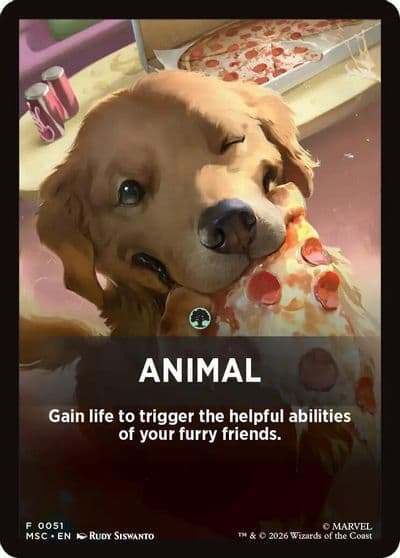 Animal Theme Card Commander: Marvel Super Heroes Magic card