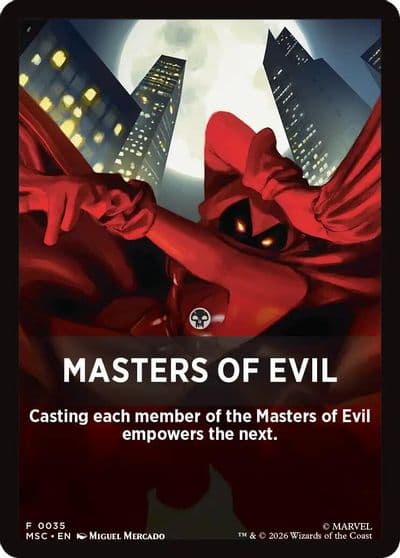 Masters of Evil Theme Card Commander: Marvel Super Heroes Magic card