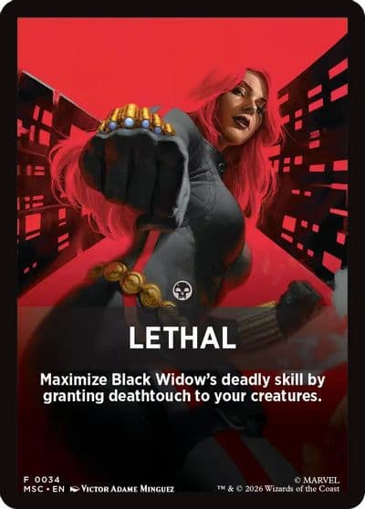 Lethal Theme Card Commander: Marvel Super Heroes Magic card
