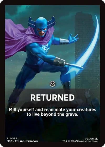 Returned Theme Card Commander: Marvel Super Heroes Magic card