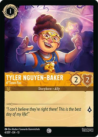 Tyler Nguyen Baker 4Town Fan Attack of the Vine! Lorcana card