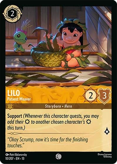 Lilo Patient Weaver Attack of the Vine! Lorcana card