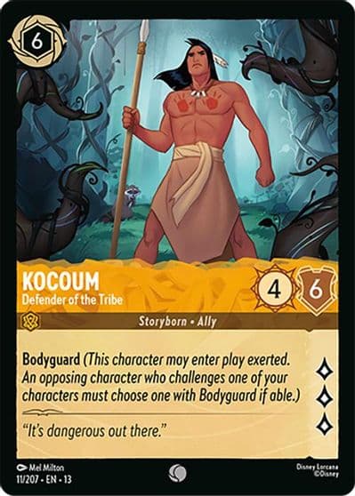 Kocoum Defender of the Tribe Attack of the Vine! Lorcana card