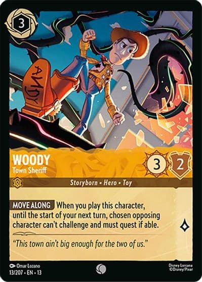 Woody Town Sheriff Attack of the Vine! Lorcana card