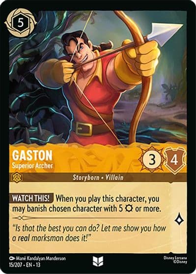 Gaston Superior Archer Attack of the Vine! Lorcana card